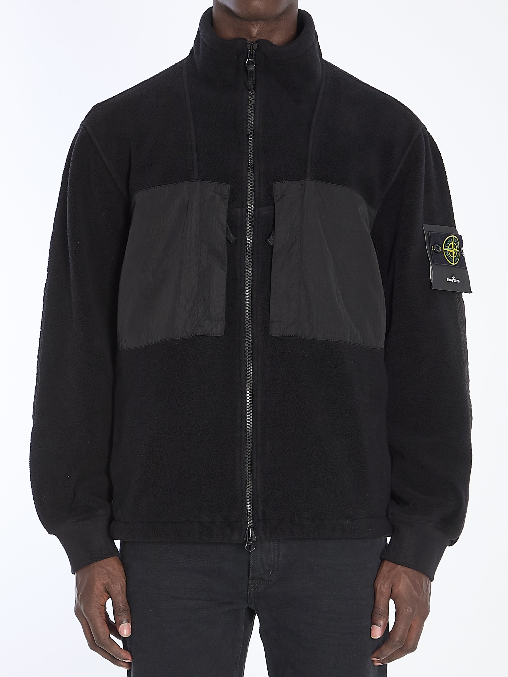 STONE ISLAND-OUTLET-SALE-Teddy-effect jacket-ARCHIVIST