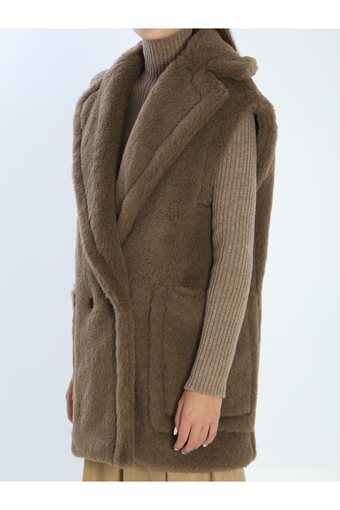 Max Mara-OUTLET-SALE-Teddy vest-ARCHIVIST