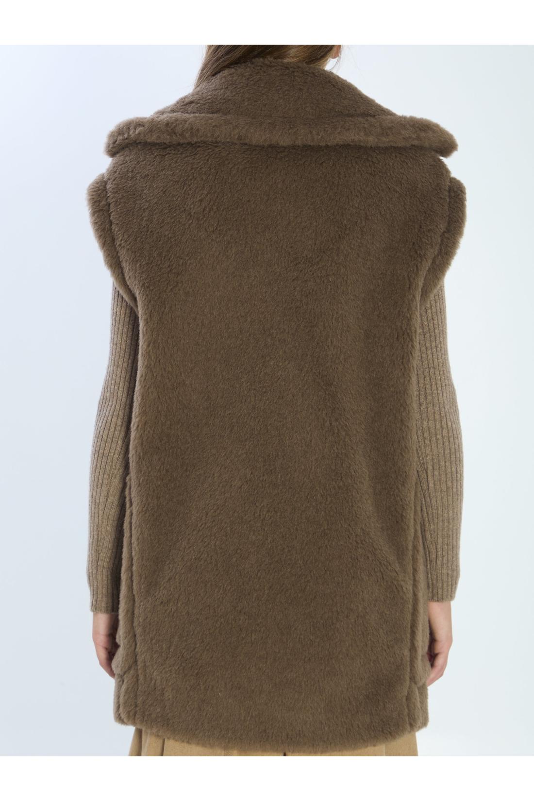 Max Mara-OUTLET-SALE-Teddy vest-ARCHIVIST