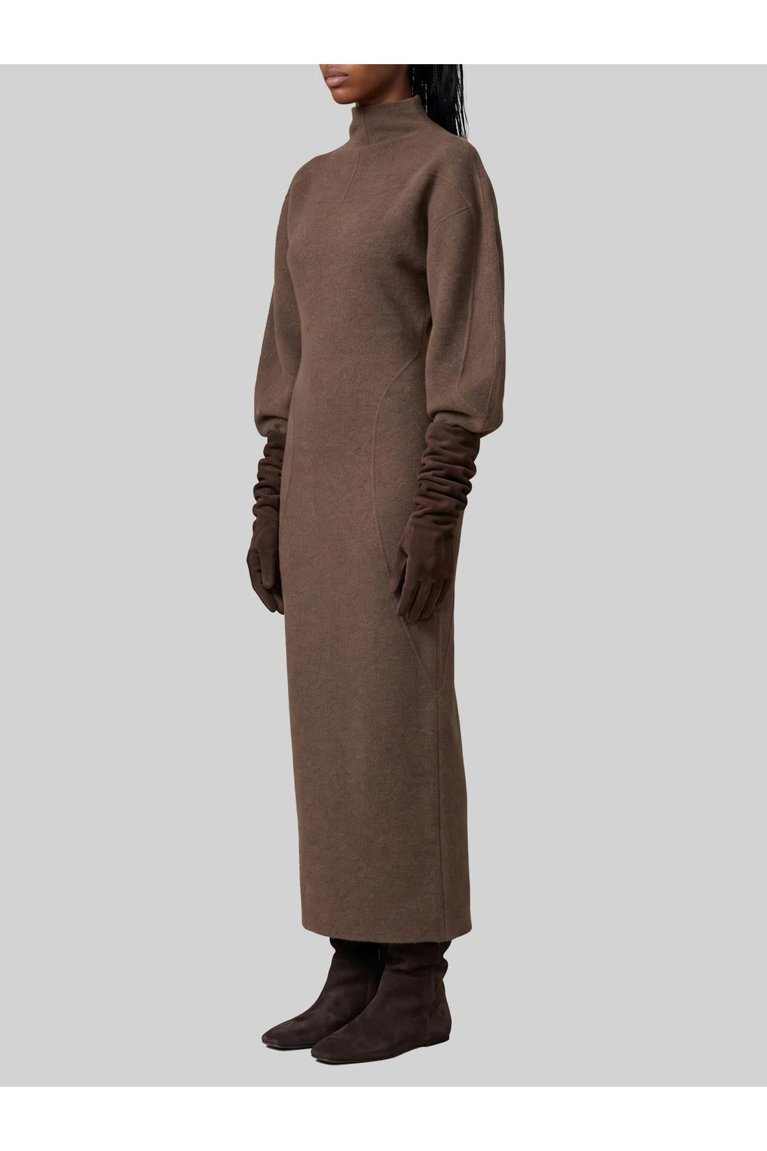 Max Mara-OUTLET-SALE-Tenuta maxi dress in wool and cashmere-ARCHIVIST