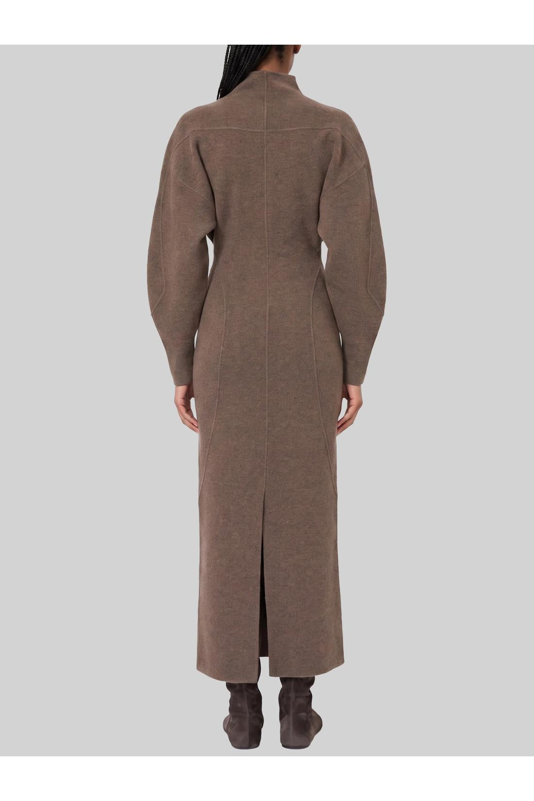 Max Mara-OUTLET-SALE-Tenuta maxi dress in wool and cashmere-ARCHIVIST