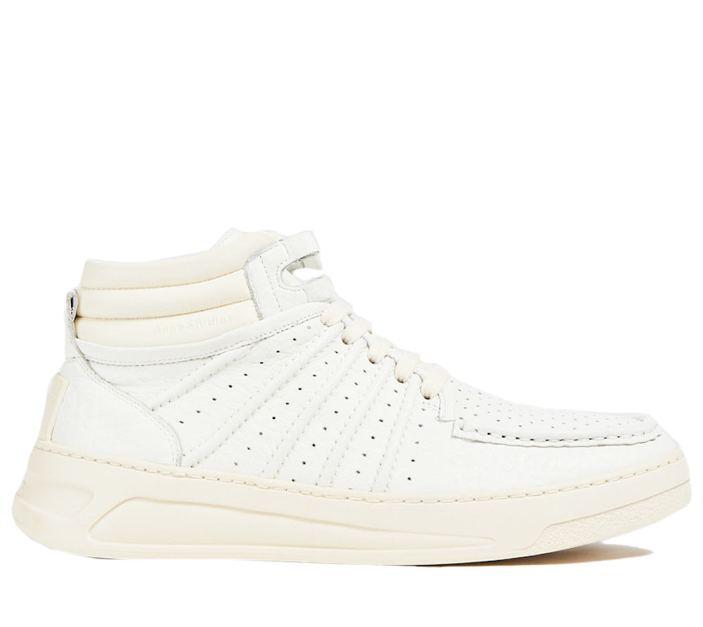 Acne Studios-OUTLET-SALE-Textured Leather High-Top Sneakers-ARCHIVIST