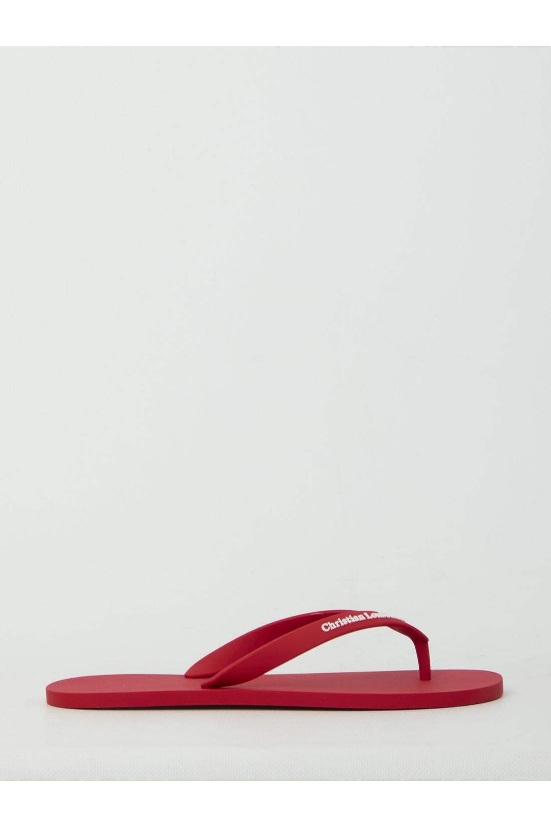 Christian Louboutin-OUTLET-SALE-The Christian Louboutin Summer slipper-ARCHIVIST