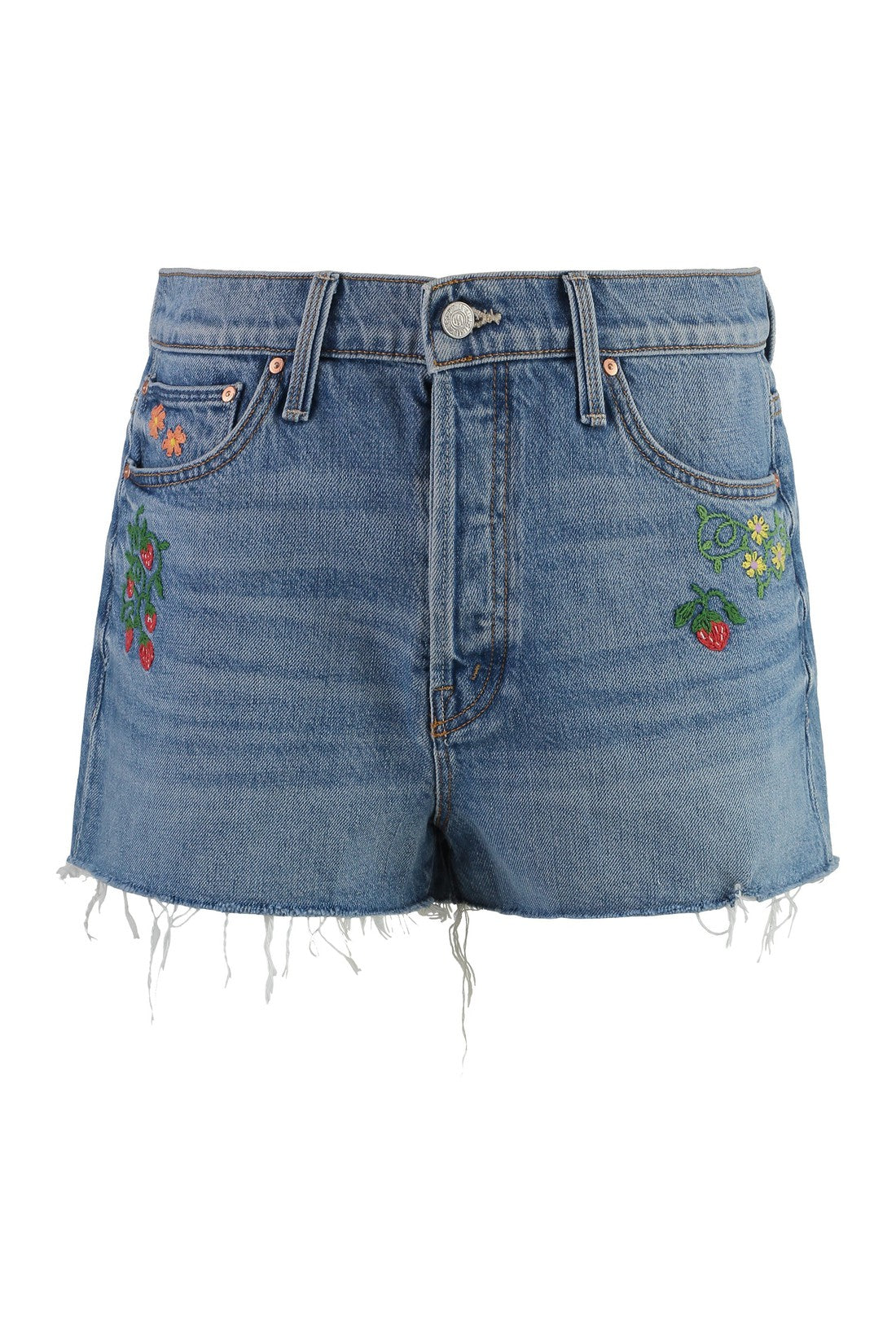 Mother-OUTLET-SALE-The Ditcher denim shorts-ARCHIVIST