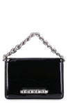 Alexander McQueen-OUTLET-SALE-The Four Ring Mini patent leather bag-ARCHIVIST