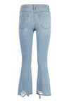 Mother-OUTLET-SALE-The Insider Crop Step Chew Stretch cotton jeans-ARCHIVIST