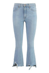 Mother-OUTLET-SALE-The Insider Crop Step Chew Stretch cotton jeans-ARCHIVIST