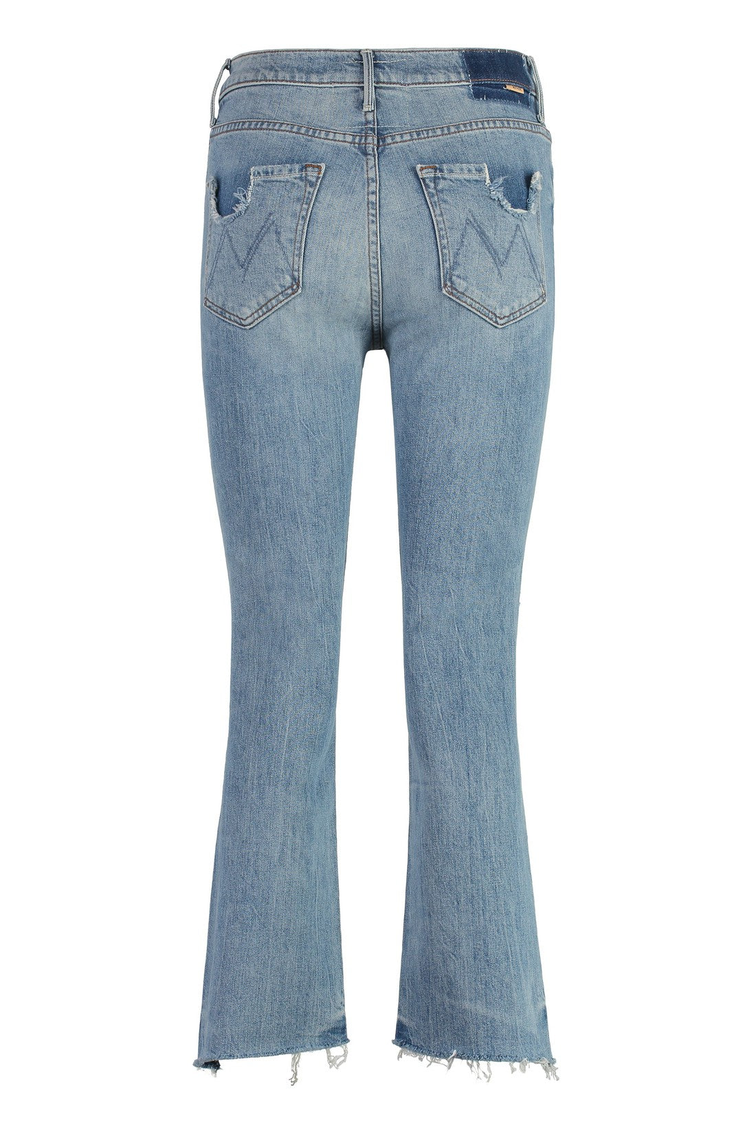 Mother-OUTLET-SALE-The Insider Crop Step Fray Stretch cotton jeans-ARCHIVIST