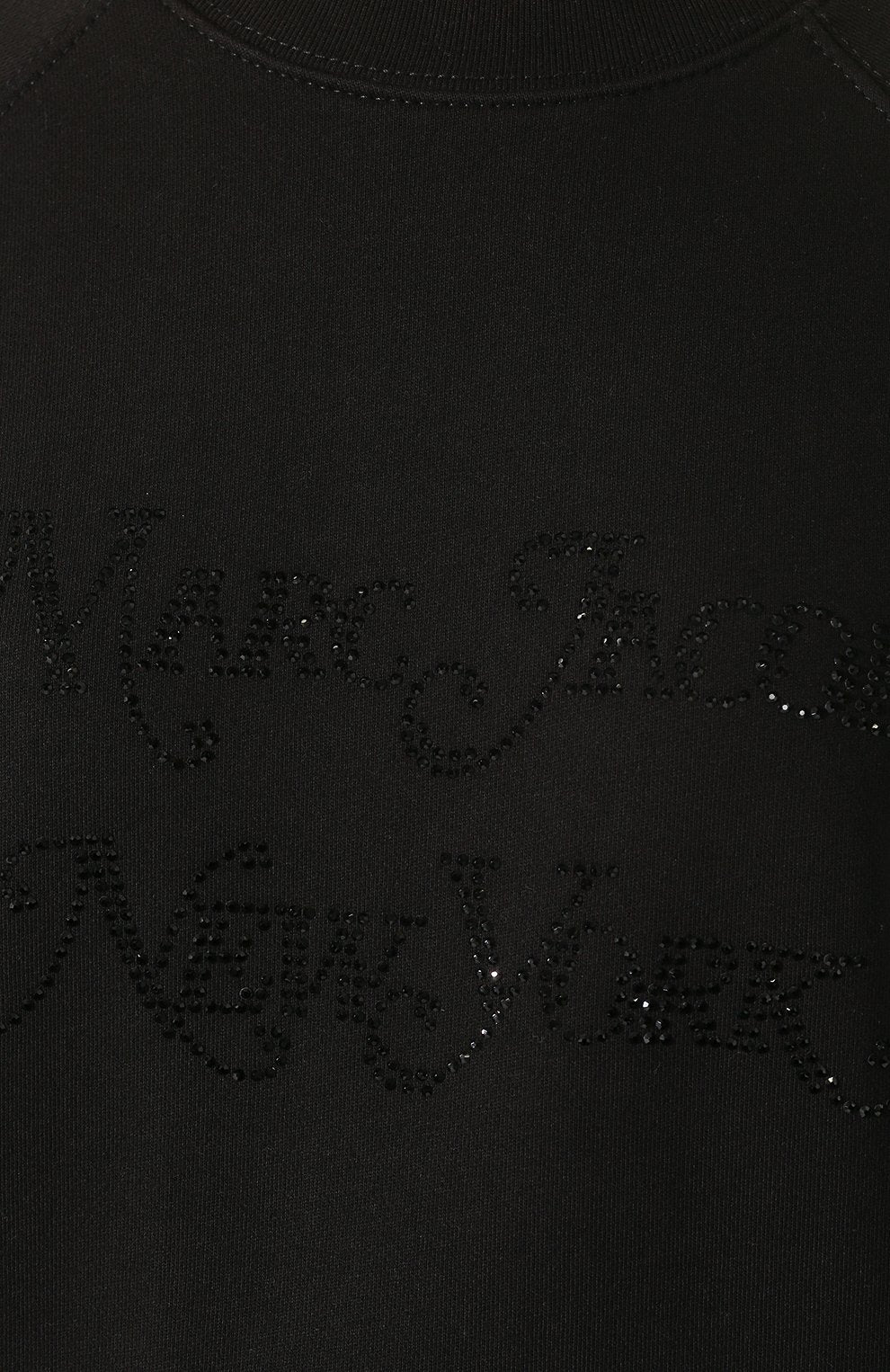 Marc Jacobs-OUTLET-SALE-The Marc Jacobs Rhinestone Logo Sweatshirt-ARCHIVIST