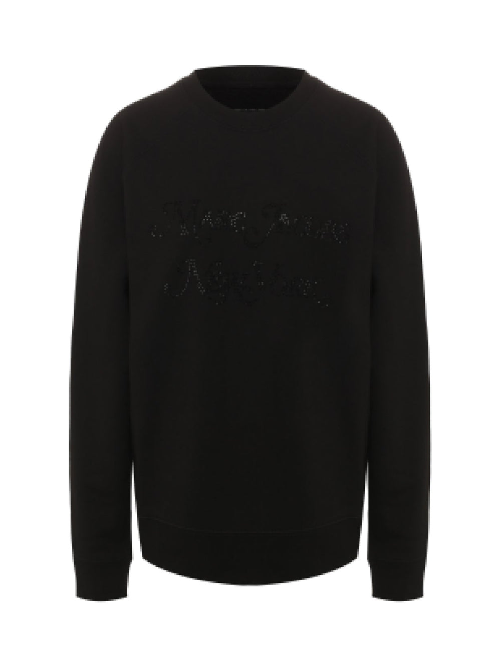 Marc Jacobs-OUTLET-SALE-The Marc Jacobs Rhinestone Logo Sweatshirt-ARCHIVIST