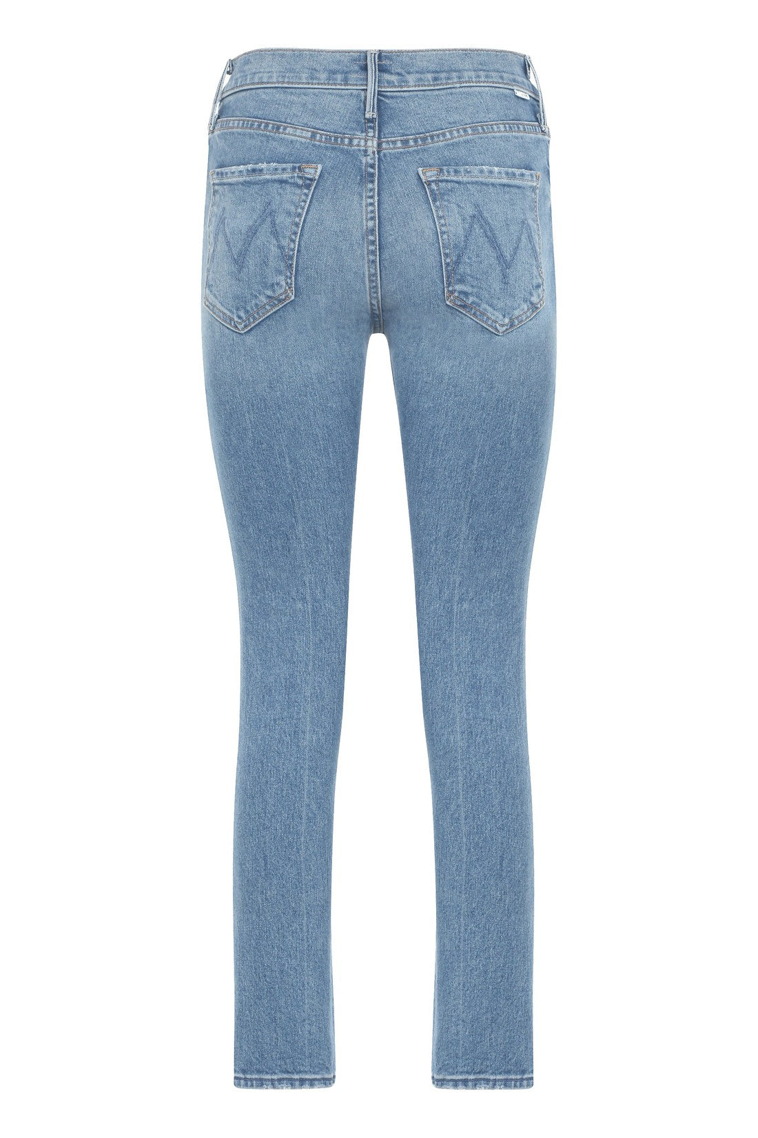 Mother-OUTLET-SALE-The Mid Rise Dazzer Ankle straight leg jeans-ARCHIVIST