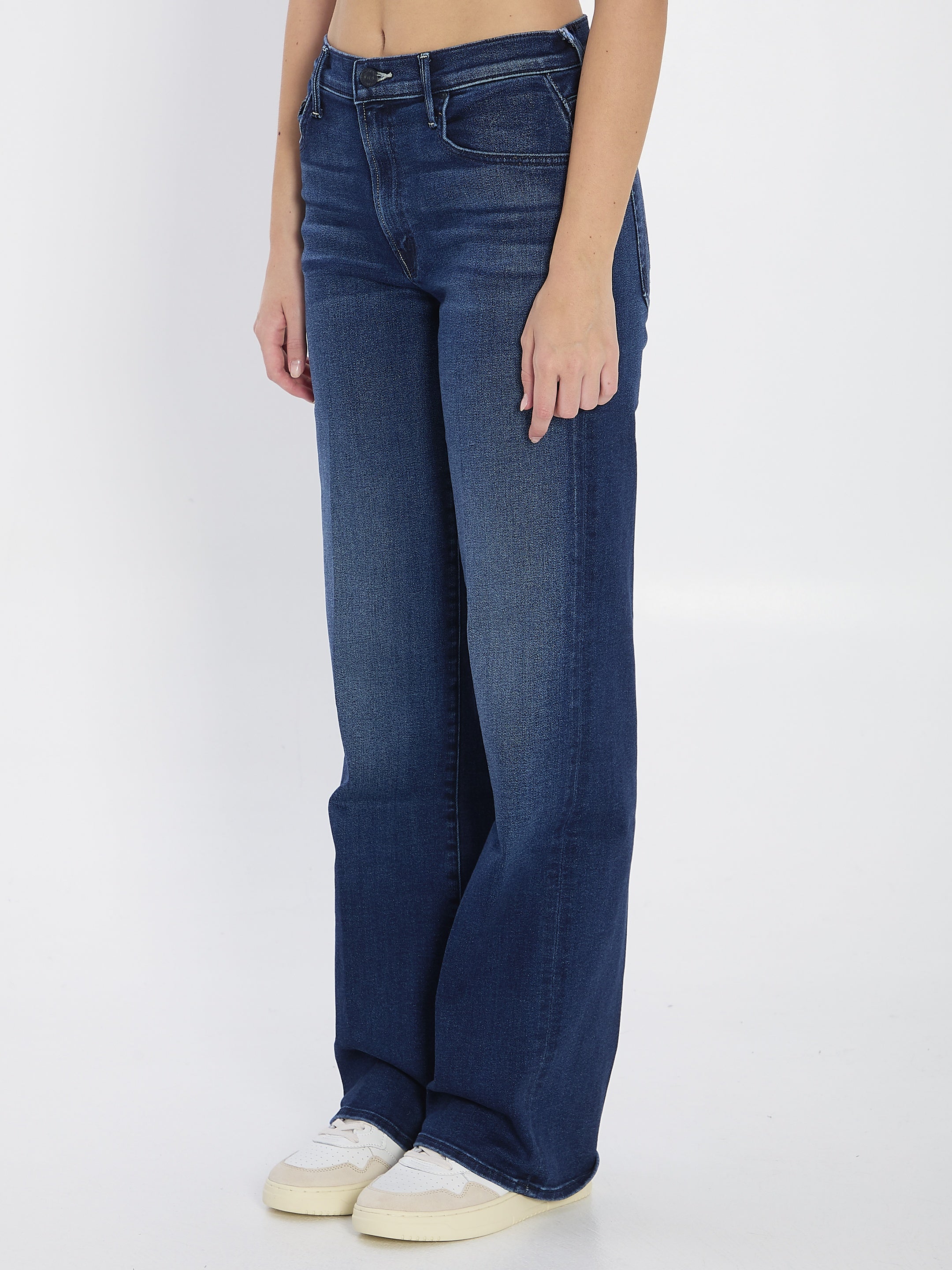 Mother-OUTLET-SALE-The Mid Rise Maven Sneak denim pants-ARCHIVIST