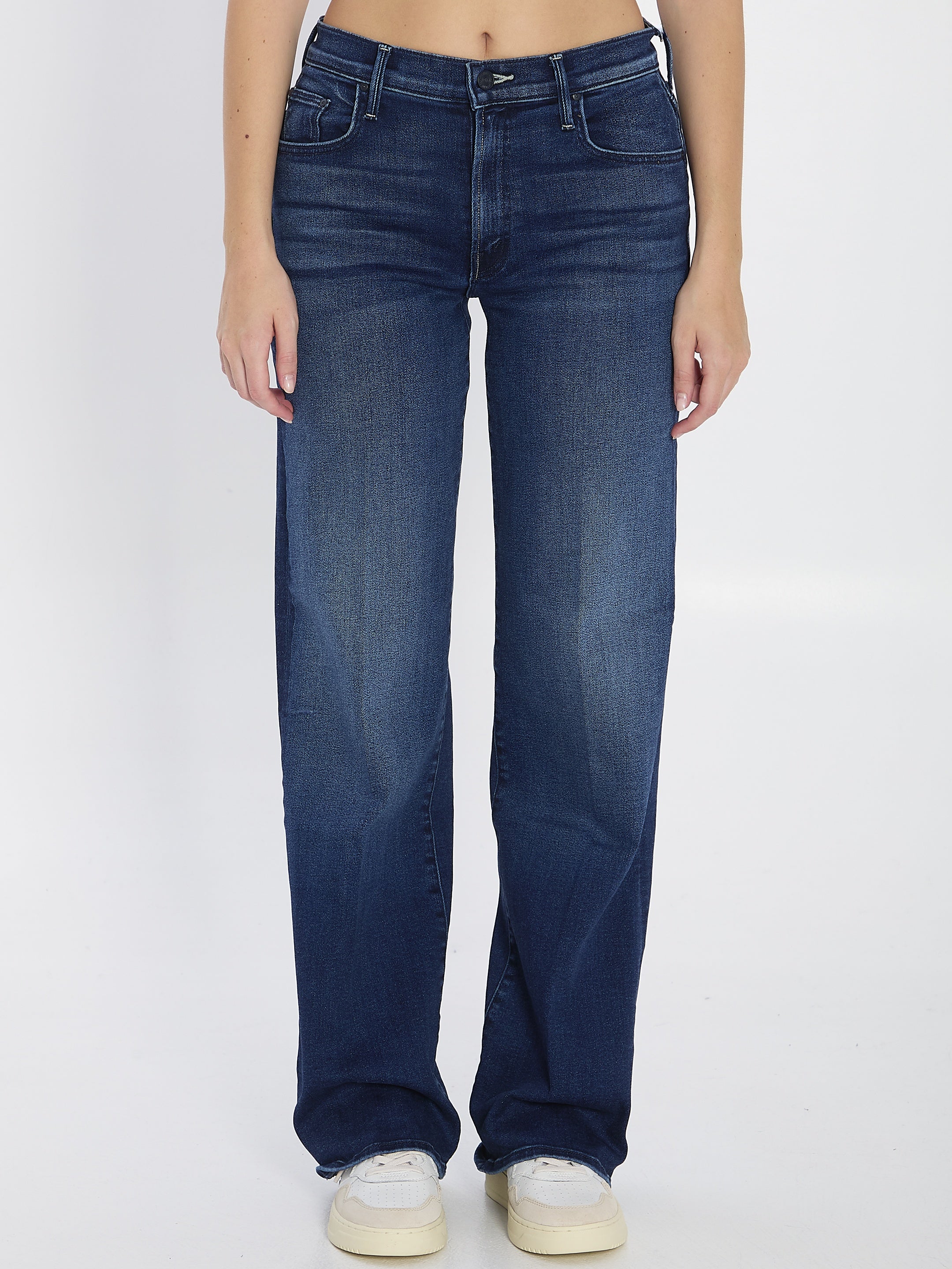 Mother-OUTLET-SALE-The Mid Rise Maven Sneak denim pants-ARCHIVIST