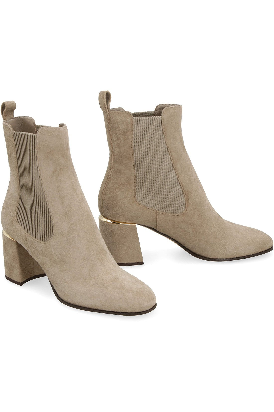Jimmy Choo-OUTLET-SALE-The Sally 65 Suede Chelsea boots-ARCHIVIST