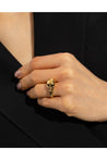 Alexander McQueen-OUTLET-SALE-The Side Skull Logo Ring-ARCHIVIST