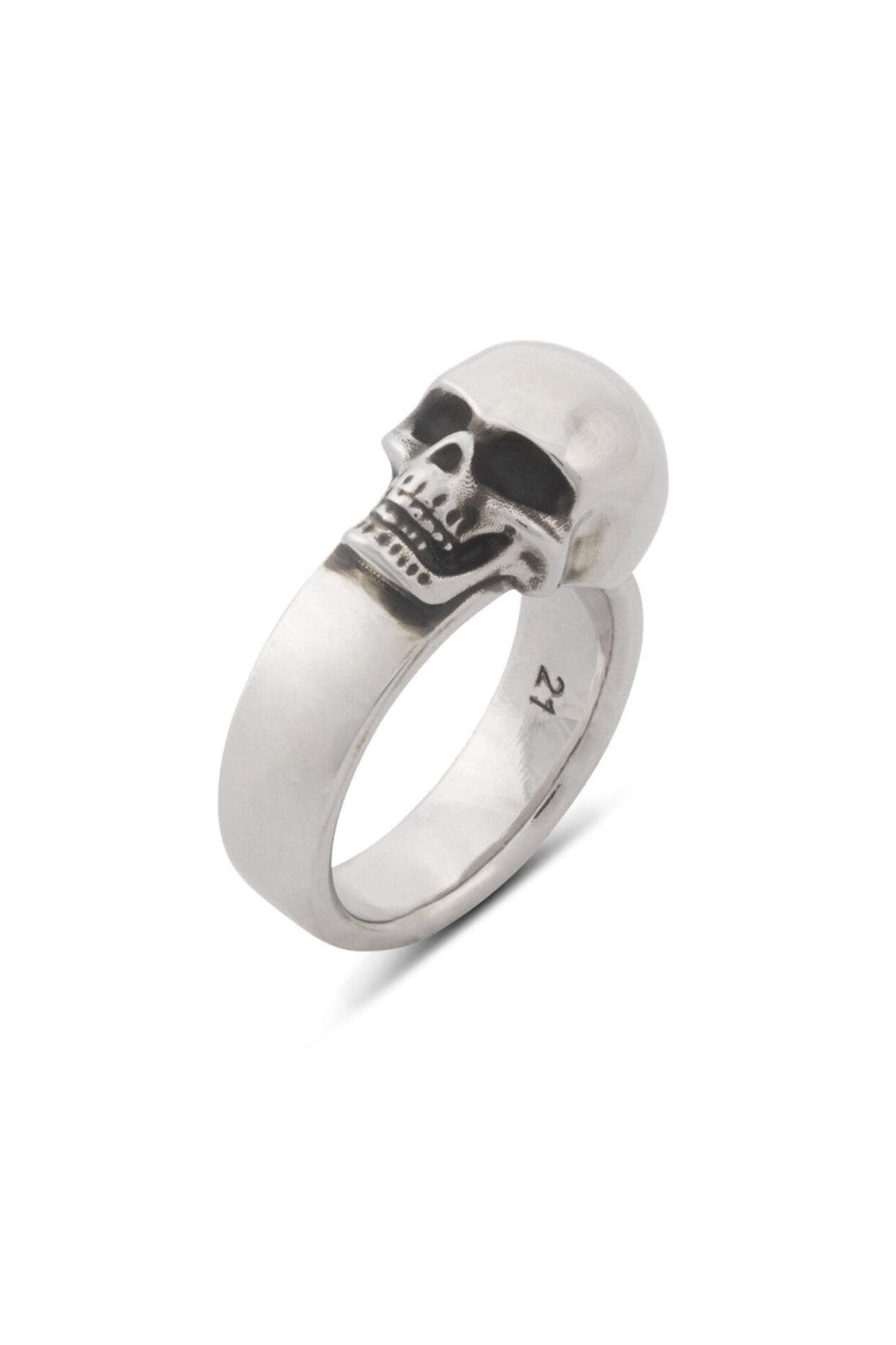 Alexander McQueen-OUTLET-SALE-The Side Skull Logo Ring-ARCHIVIST