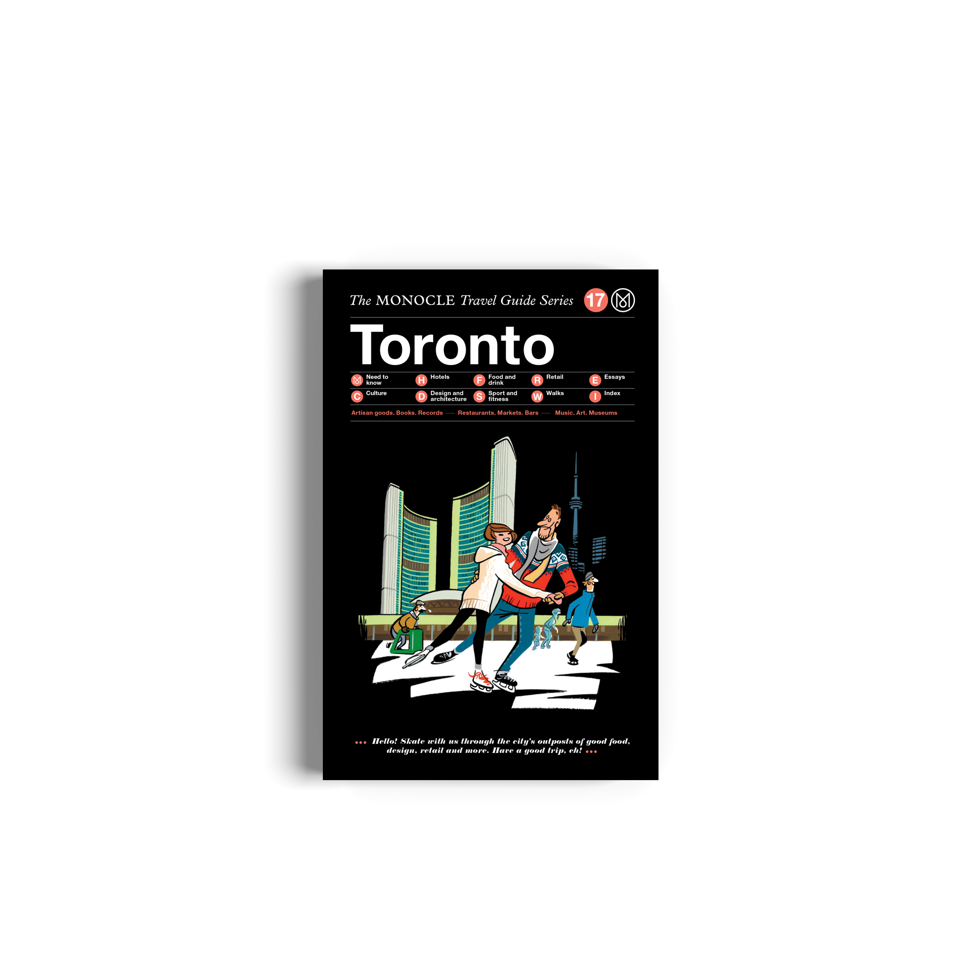 Gestalten Eu Shop-Toronto: The Monocle Travel Guide Series-Book-Black-Deal-Outlet-by-ARCHIVIST