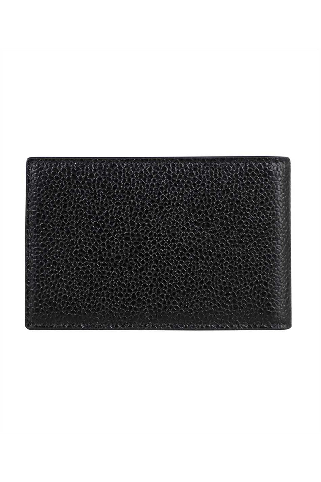Leather flap-over wallet