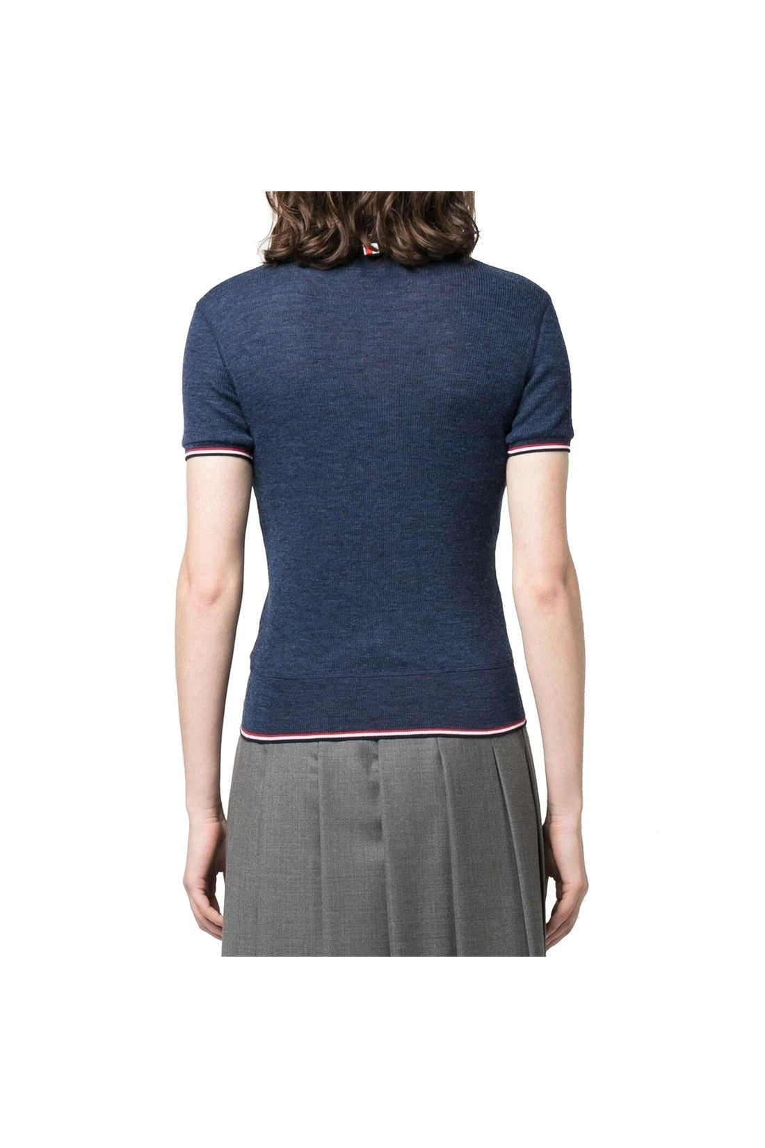 THOM BROWNE-OUTLET-SALE-Thom Browne Polo T-shirt-ARCHIVIST