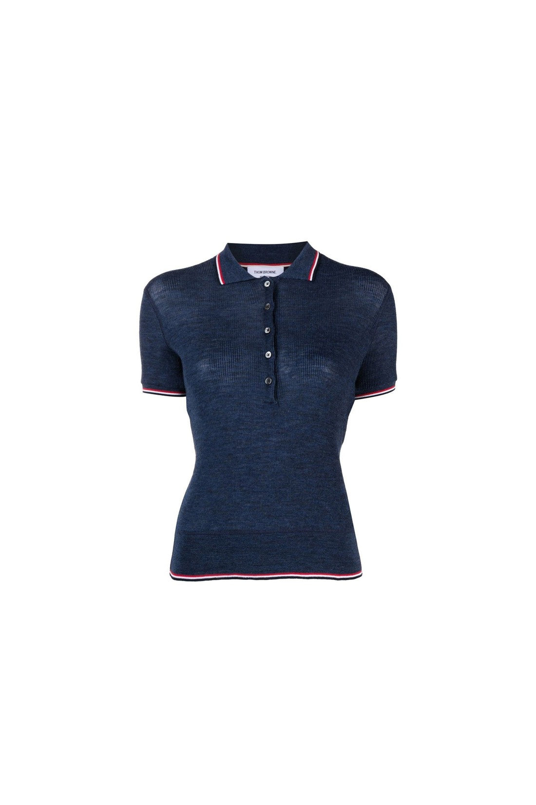 THOM BROWNE-OUTLET-SALE-Thom Browne Polo T-shirt-ARCHIVIST