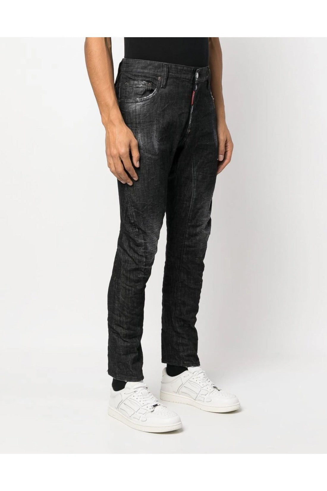 Dsquared2-OUTLET-SALE-Tidy Biker Slim Fit Jeans-ARCHIVIST