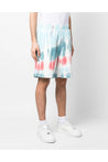 Dsquared2-OUTLET-SALE-Tie Dye Distressed Relax Fit Shorts-ARCHIVIST