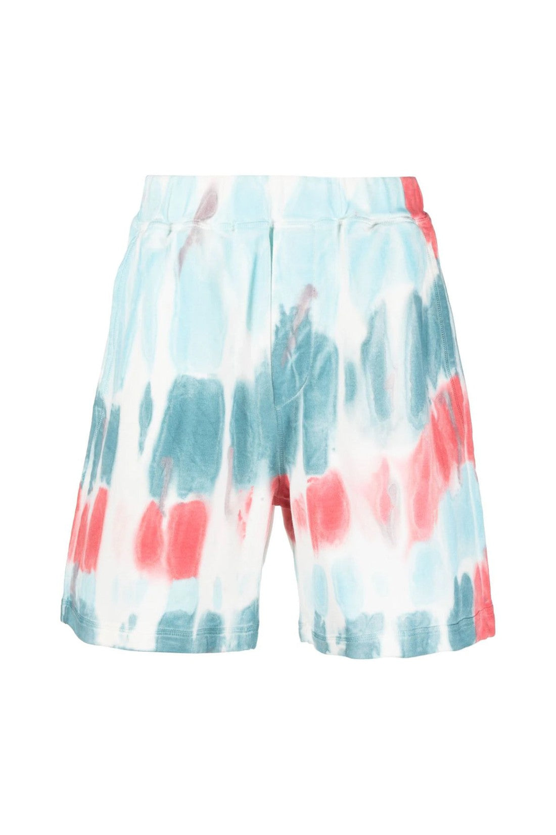 Dsquared2-OUTLET-SALE-Tie Dye Distressed Relax Fit Shorts-ARCHIVIST