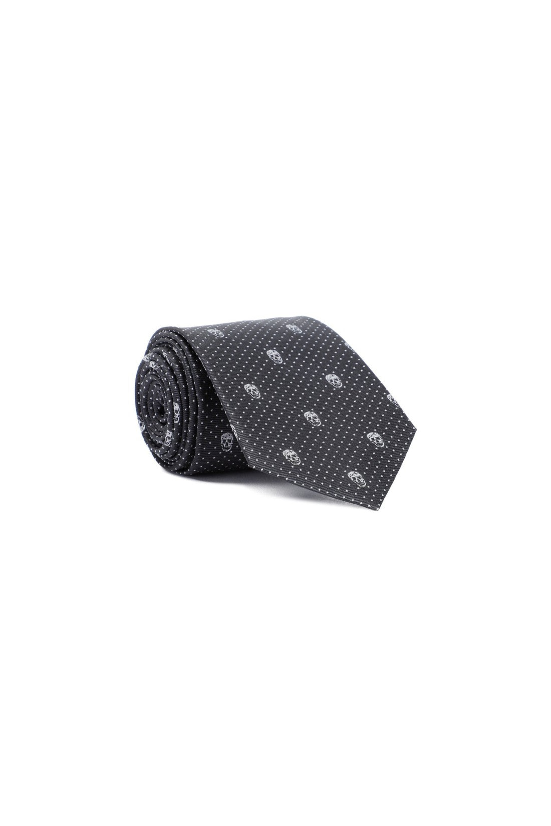 ALEXANDER MCQUEEN-OUTLET-SALE-Tie Schwarz-ARCHIVIST