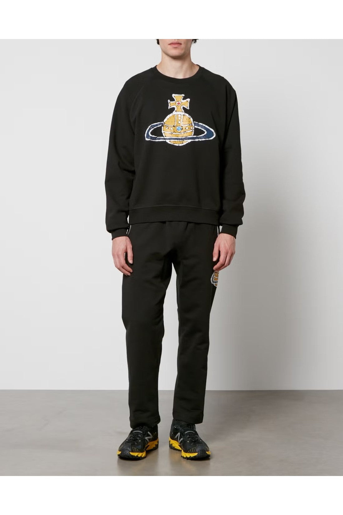 Vivienne Westwood-OUTLET-SALE-Time Machine Raglan Logo Sweatshirt-ARCHIVIST