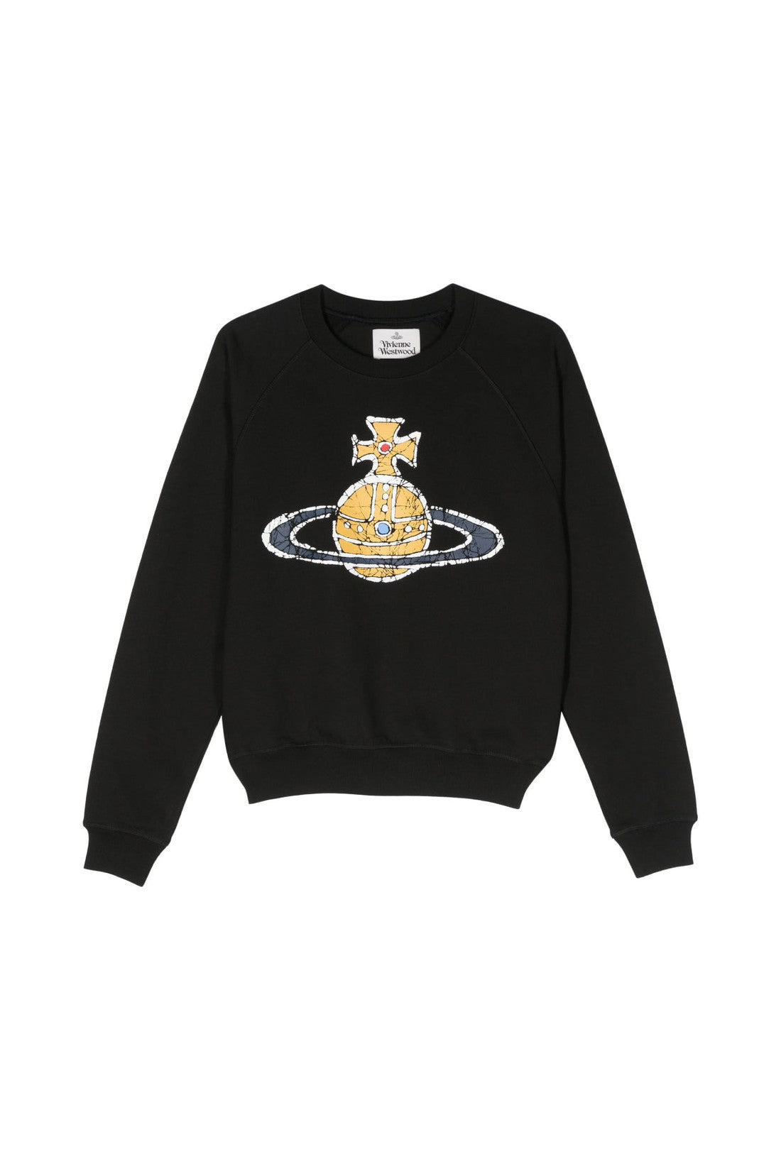 Vivienne Westwood-OUTLET-SALE-Time Machine Raglan Logo Sweatshirt-ARCHIVIST