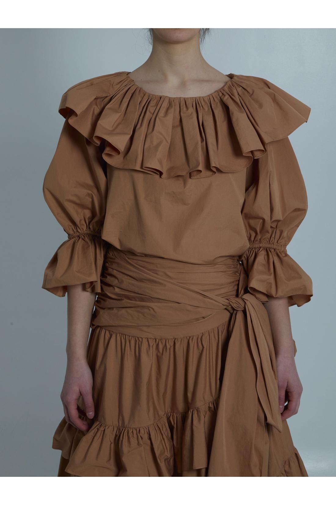 Chloé-OUTLET-SALE-Top with ruffles-ARCHIVIST