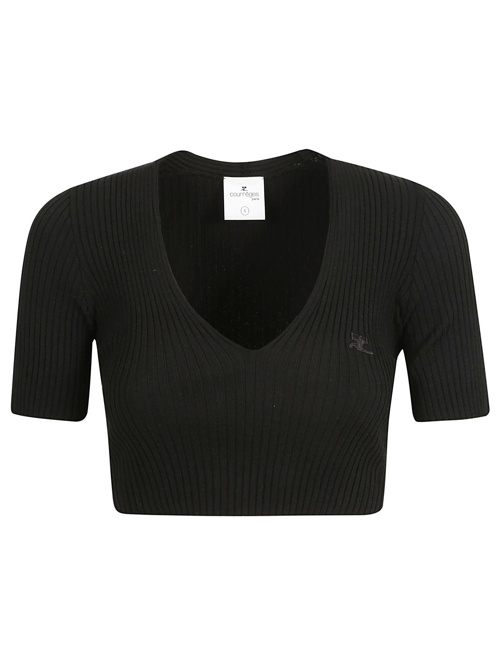 COURREGES-OUTLET-SALE-Topwear SCHWARZ-ARCHIVIST