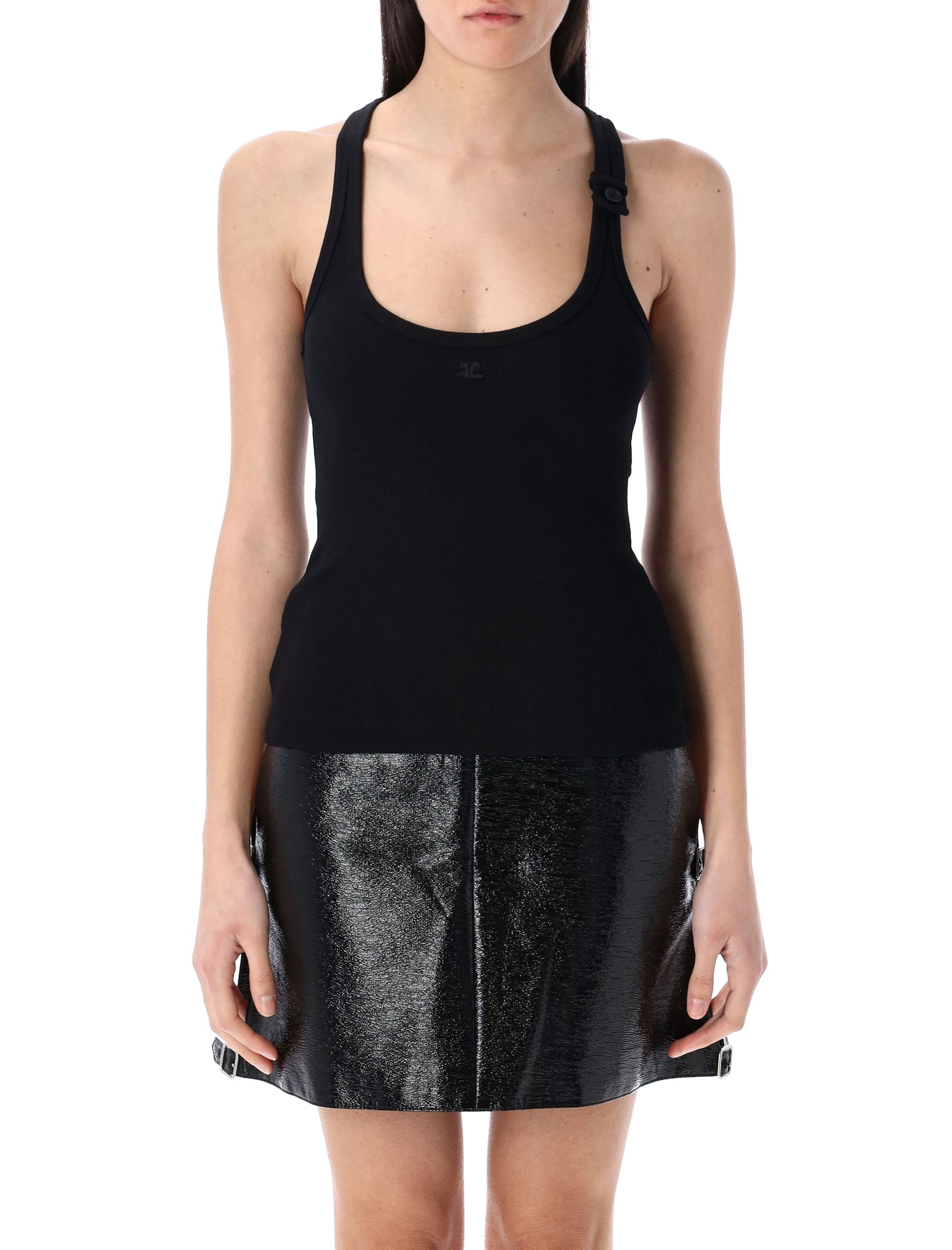 Courrèges-OUTLET-SALE-Topwear SCHWARZ-ARCHIVIST