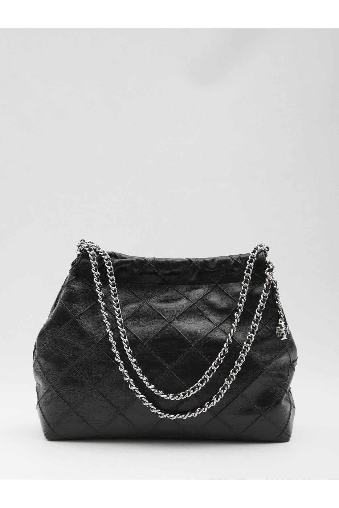 Fleming Hobo bag with aged effect-Tory Burch-Sale