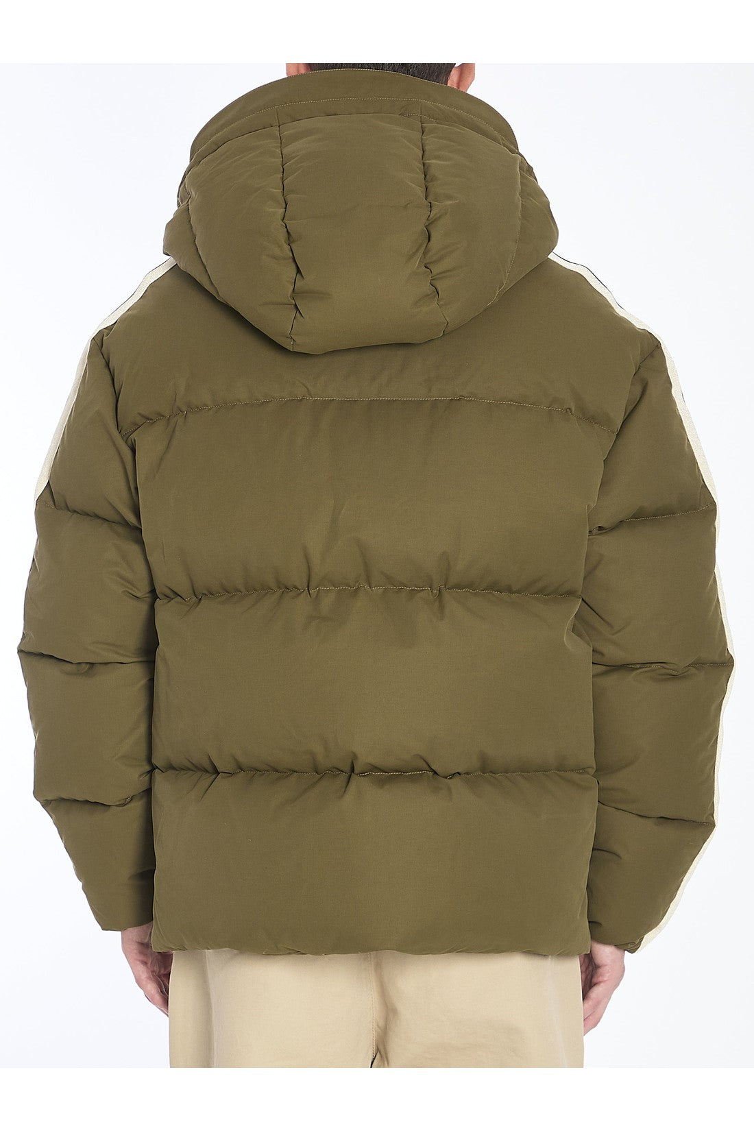 PALM ANGELS-OUTLET-SALE-Track Monogram puffer jacket-ARCHIVIST