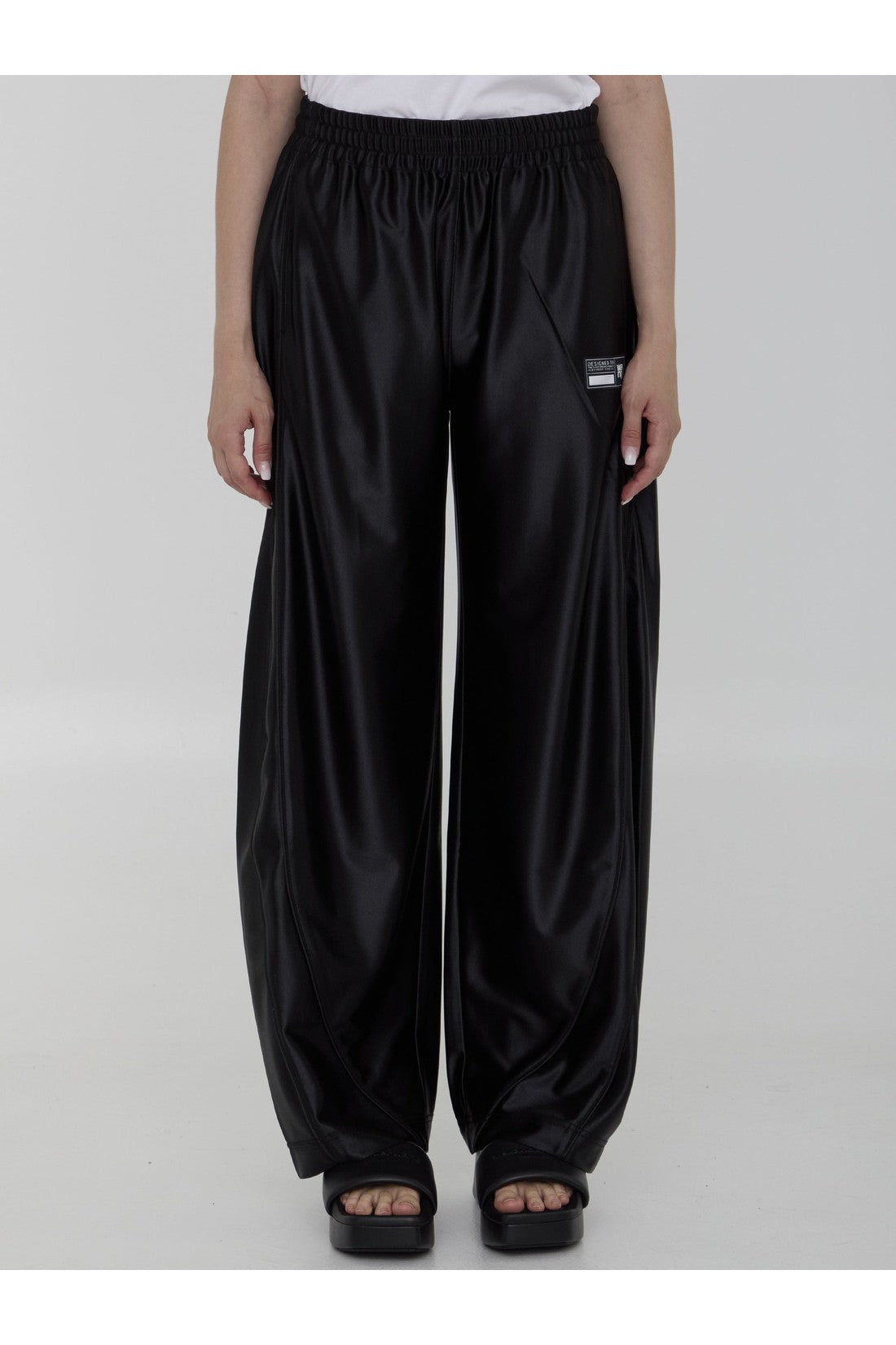 ALEXANDER WANG-OUTLET-SALE-Track pants with logo-ARCHIVIST