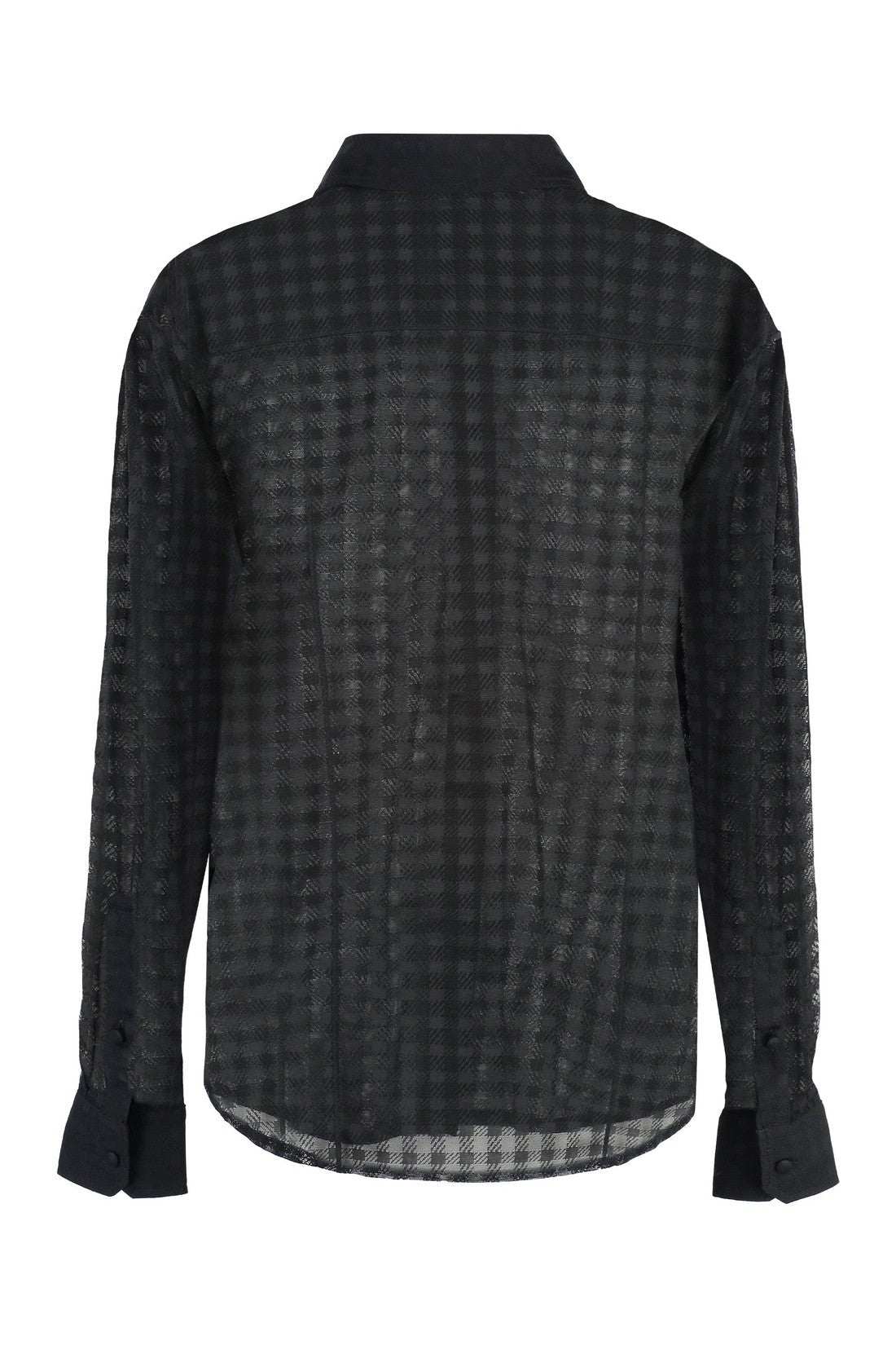 AMI PARIS-OUTLET-SALE-Transparent fabric shirt-ARCHIVIST
