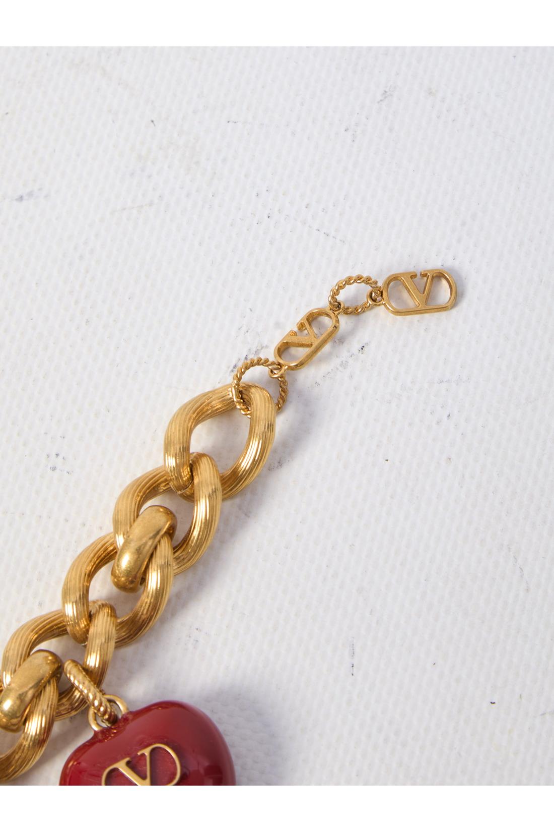 Valentino Garavani-OUTLET-SALE-Triple Coeur Royal bracelet-ARCHIVIST