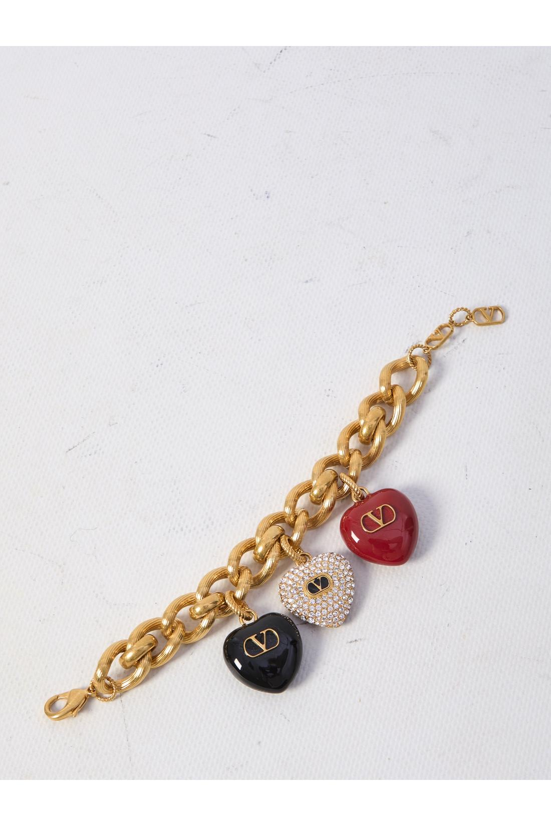 Valentino Garavani-OUTLET-SALE-Triple Coeur Royal bracelet-ARCHIVIST