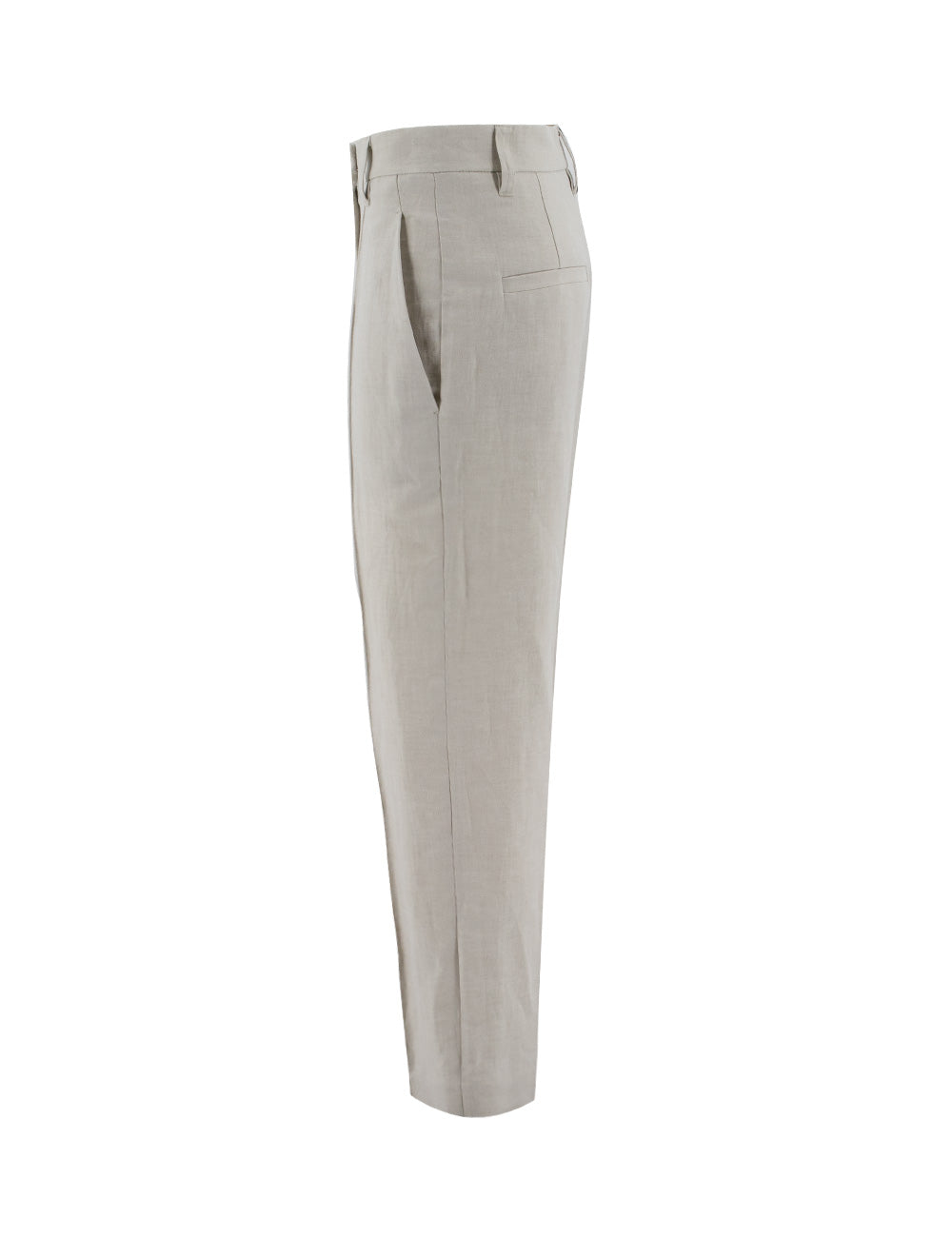 BRUNELLO CUCINELLI-OUTLET-SALE-Trouser Beige-ARCHIVIST