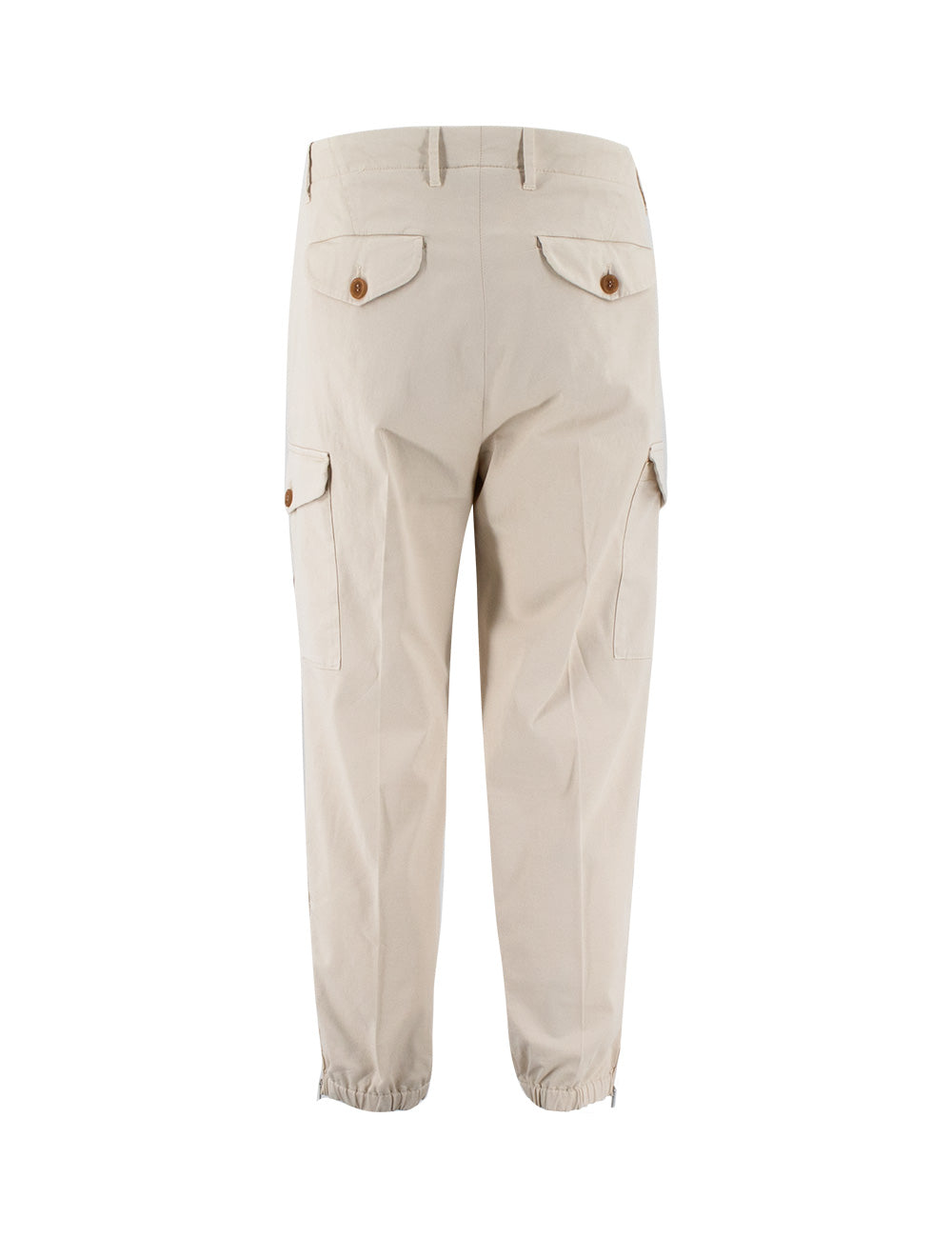 BRUNELLO CUCINELLI-OUTLET-SALE-Trouser Beige-ARCHIVIST