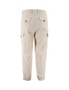 BRUNELLO CUCINELLI-OUTLET-SALE-Trouser Beige-ARCHIVIST