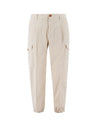 BRUNELLO CUCINELLI-OUTLET-SALE-Trouser Beige-ARCHIVIST