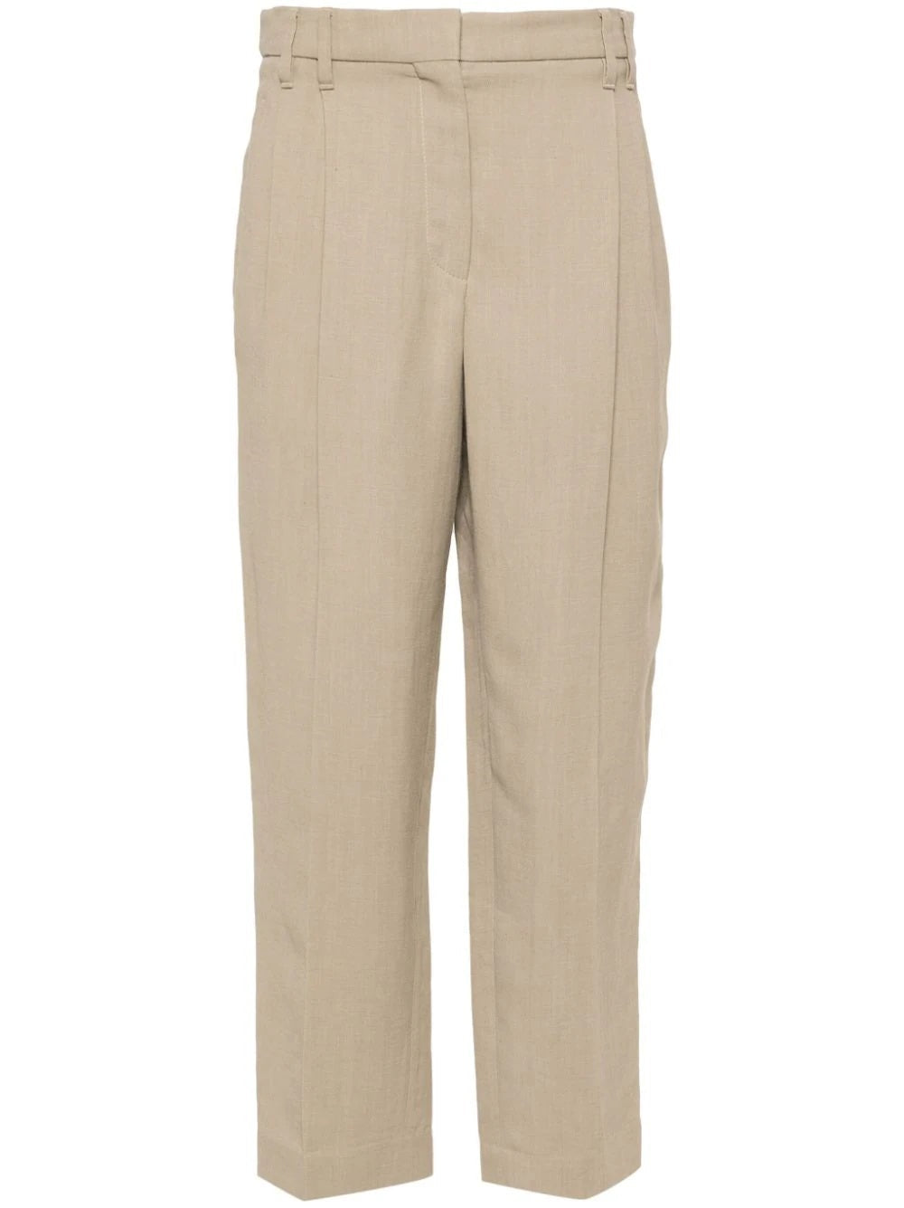 BRUNELLO CUCINELLI-OUTLET-SALE-Trouser Beige-ARCHIVIST