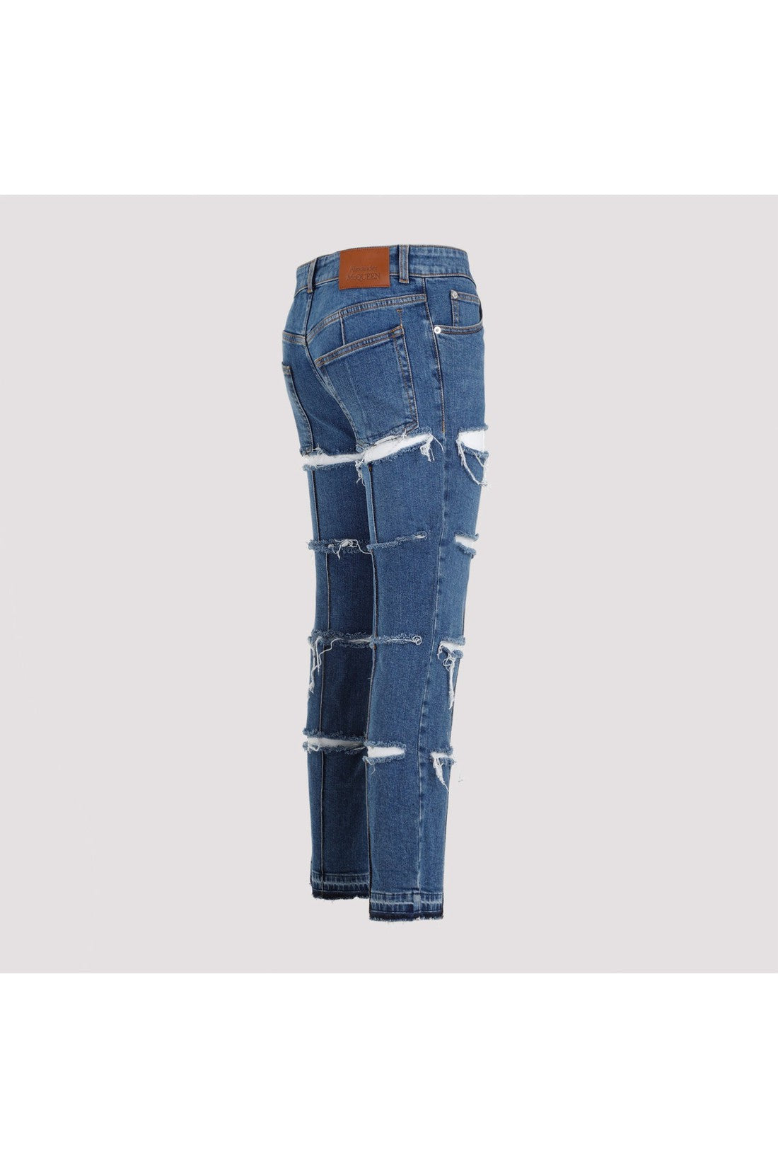 ALEXANDER MCQUEEN-OUTLET-SALE-Trouser Blau-ARCHIVIST