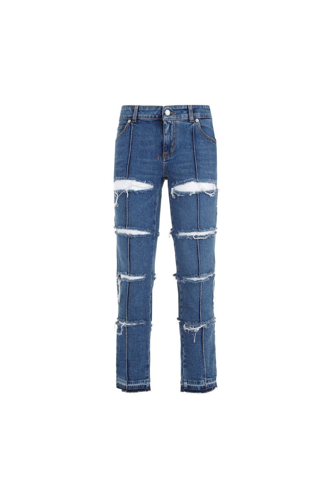 ALEXANDER MCQUEEN-OUTLET-SALE-Trouser Blau-ARCHIVIST