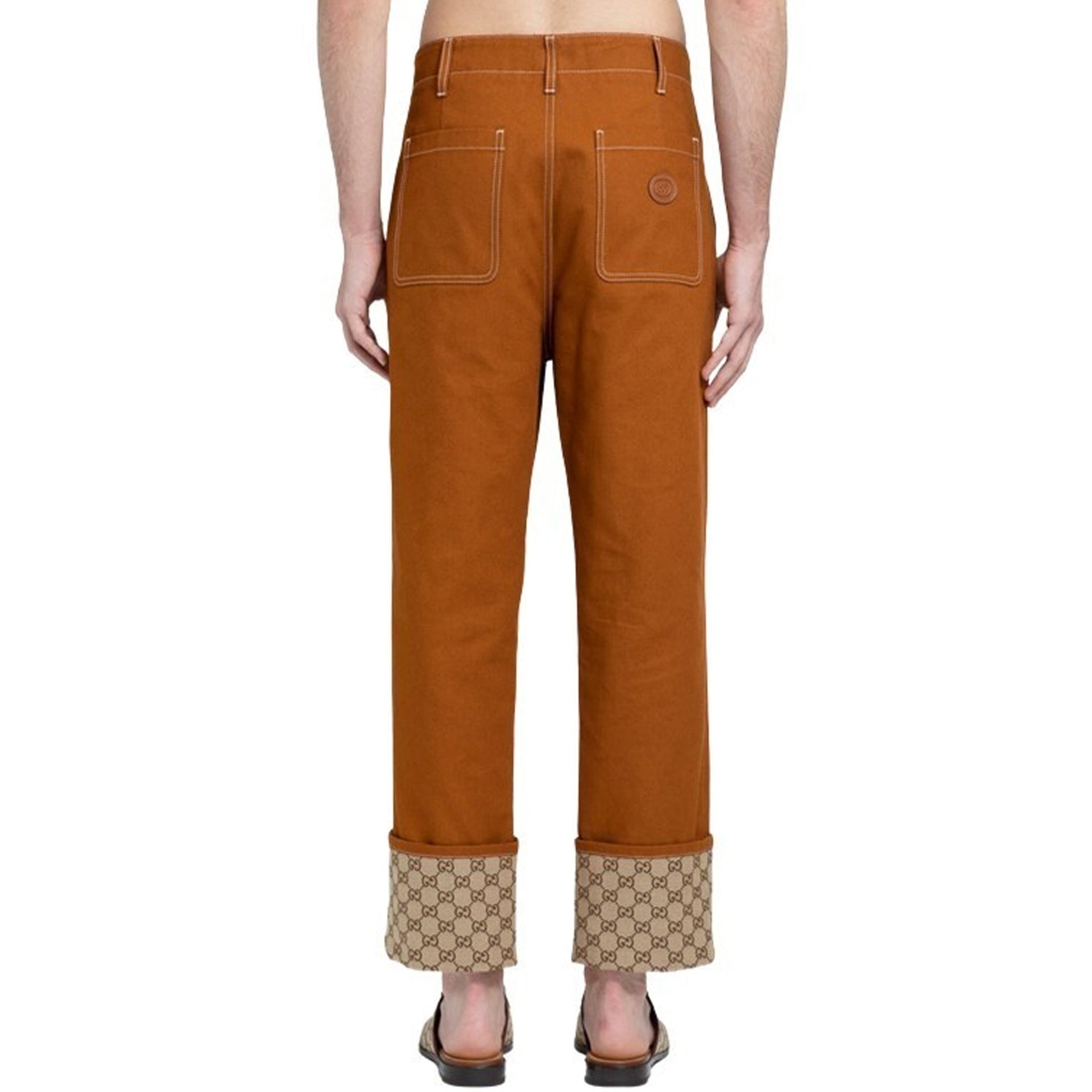 GUCCI-OUTLET-SALE-Trouser Braun-ARCHIVIST