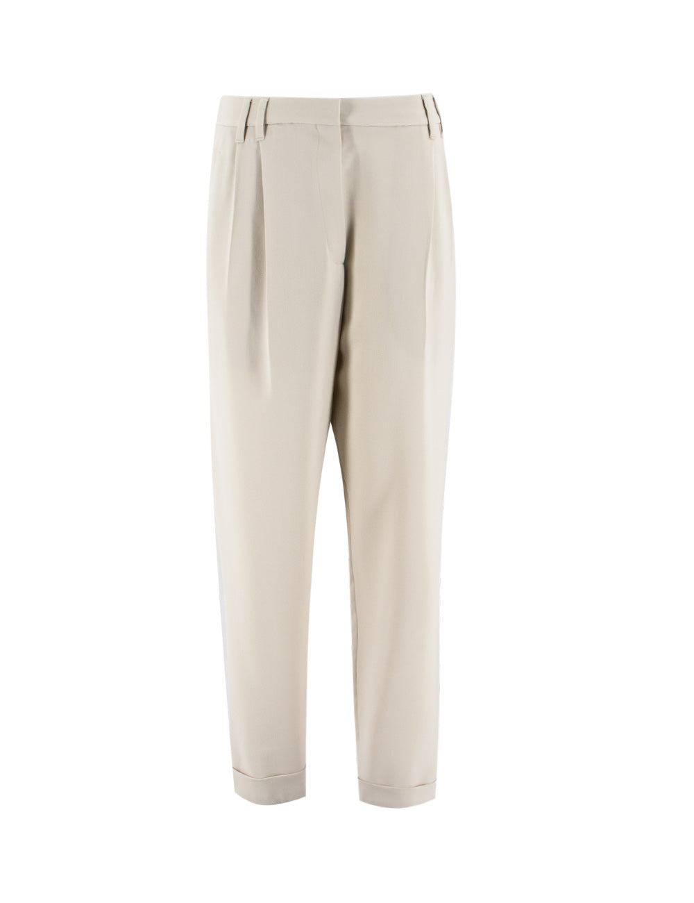 BRUNELLO CUCINELLI-OUTLET-SALE-Trouser Rot-ARCHIVIST