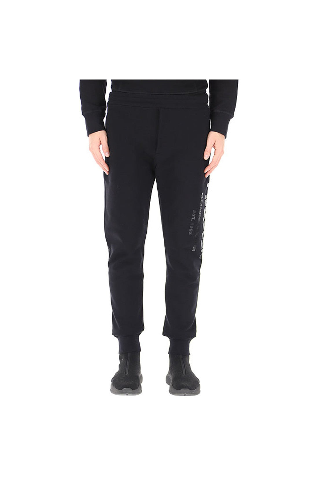 ALEXANDER MCQUEEN-OUTLET-SALE-Trouser Schwarz-ARCHIVIST