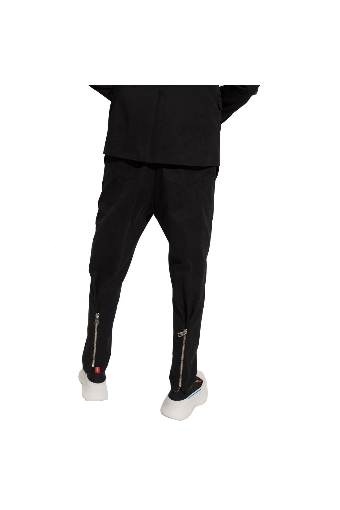 Alexander McQueen-OUTLET-SALE-Trouser Schwarz-ARCHIVIST